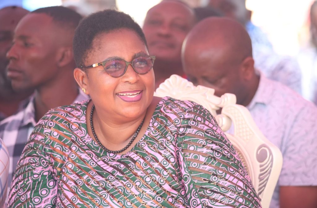 Former Cabinet Secretary Aisha Jumwa. PHOTO/@kalonzomusyoka/Facebook