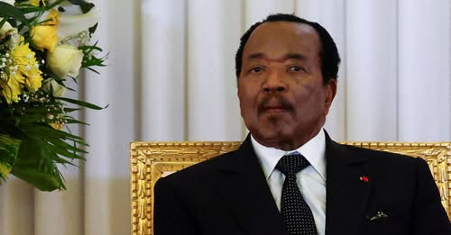 Cameroon President Paul Biya. PHOTO/Screengrab