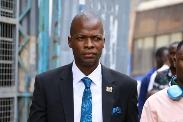 The late NIS officer Elvis Opiyo who died after losing job. PHOTO/Screengrab