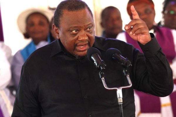 Former and retired President Uhuru Kenyatta. PHOTO/Ronny TV