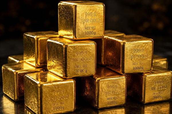 Cubes of Gold. PHOTO/AI