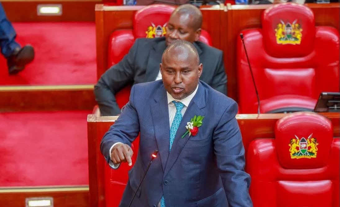 Suna East MP Junet Mohamed speaks during a past event. PHOTO/@JunetMohmed/Facebook