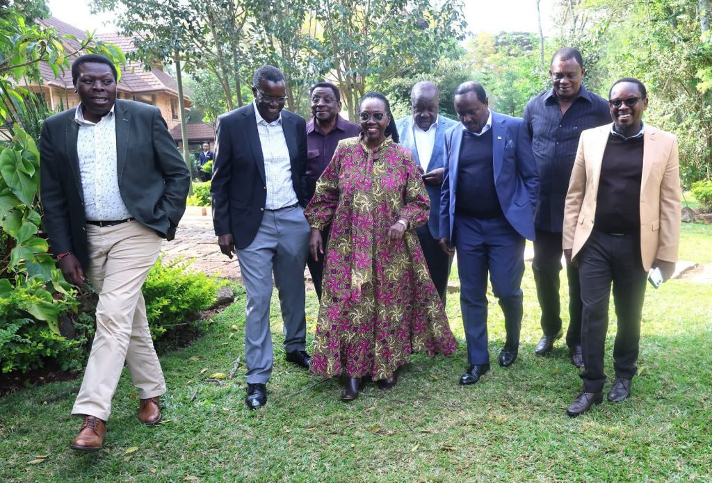 Opposition leaders address media. PHOTO/Kalonzo Musyoka/FACEBOOK