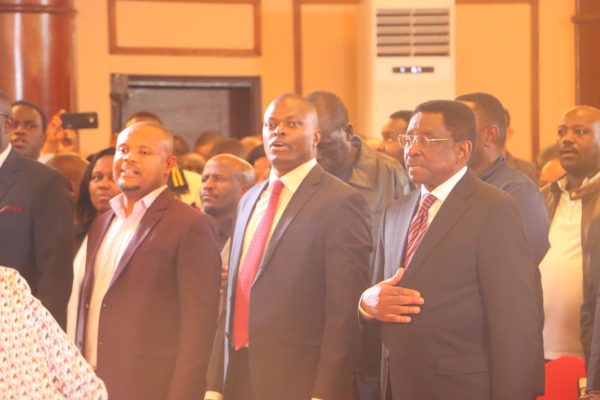 Kiharu MP Ndindi Nyoro in Nairobi. Photo/Ronny TV