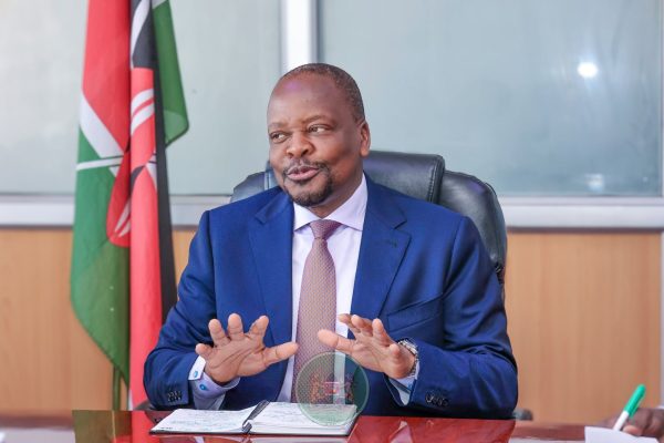 Agriculture Cabinet Secretary Mutahi Kagwe.PHOTO/@CS_MoALD/X