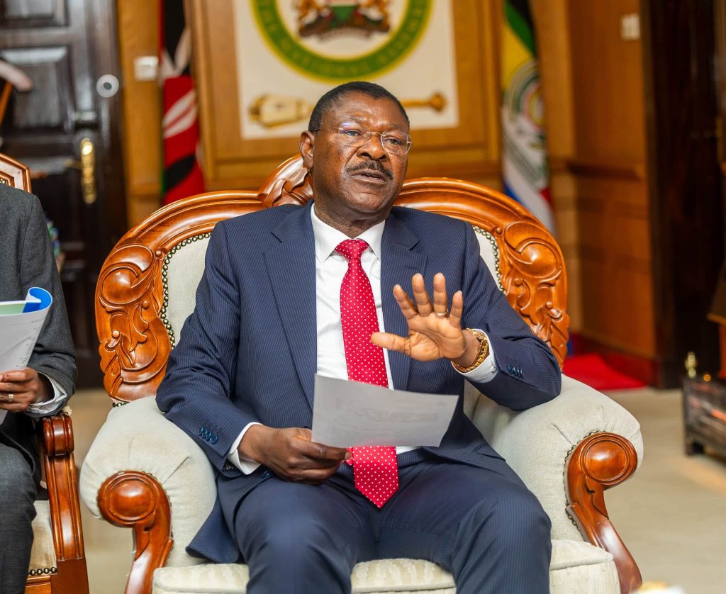 National Assembly Speaker Moses Masika Wetang'ula during a past event. PHOTO/@ParliamentKE/Facebook