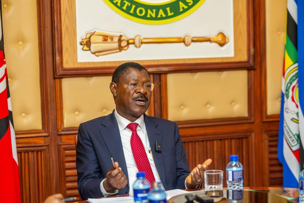 National Assembly Speaker Moses Masika Wetang'ula during a past event. PHOTO/@ParliamentKE/Facebook