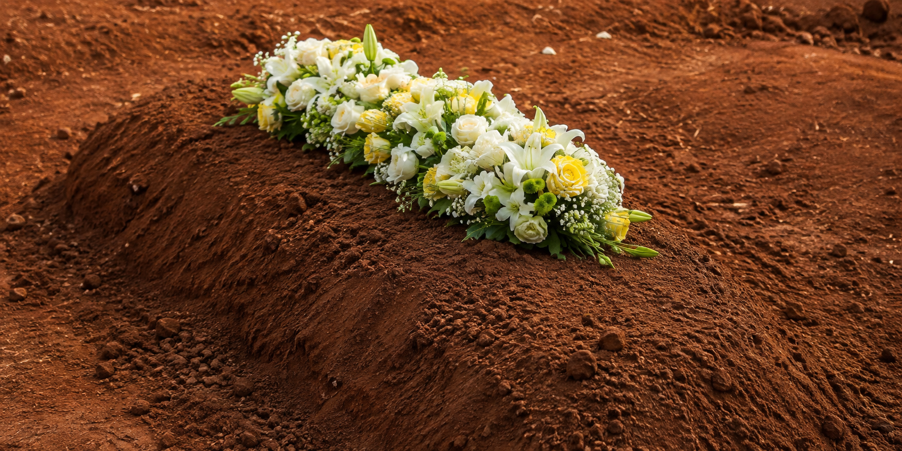A fresh grave. Image used for illustration purposes. Photo/Gemini
