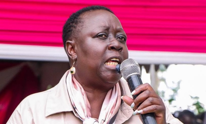Ruth Odinga speaks during a past event. Photo/@https://web.facebook.com/profile.php?id=100089817945495
