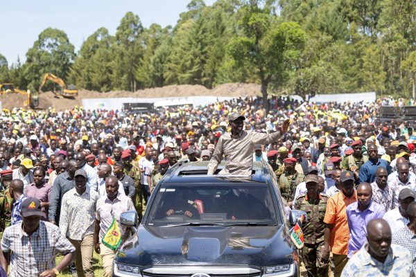 President William Ruto during a past rally.PHOTO/@WilliamsRuto/X