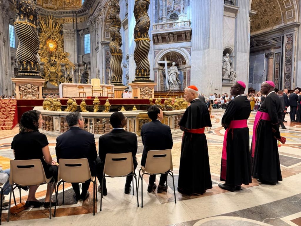 National Wetang'ula during a tour of Vatican. PHOTO/SpeakerMosesMasikaWetangula/Facebook