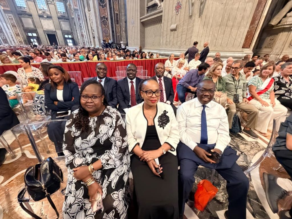National Wetang'ula during a tour of Vatican. PHOTO/SpeakerMosesMasikaWetangula/Facebook