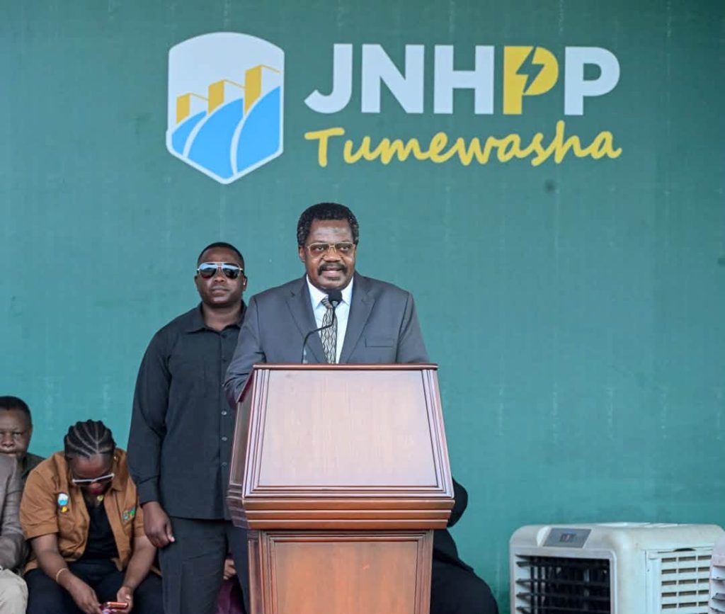 Tanzania Vice President Emmanuel John Nchimbi during a past media presser.  PHOTO/https://www.facebook.com/OMRTanzania