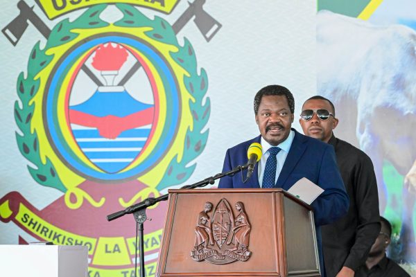 Tanzania Vice President Emmanuel John Nchimbi during a past media presser. PHOTO/https://www.facebook.com/OMRTanzania