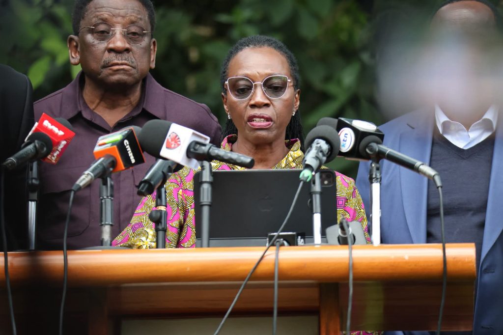 Opposition leaders address media. PHOTO/Kalonzo Musyoka/FACEBOOK