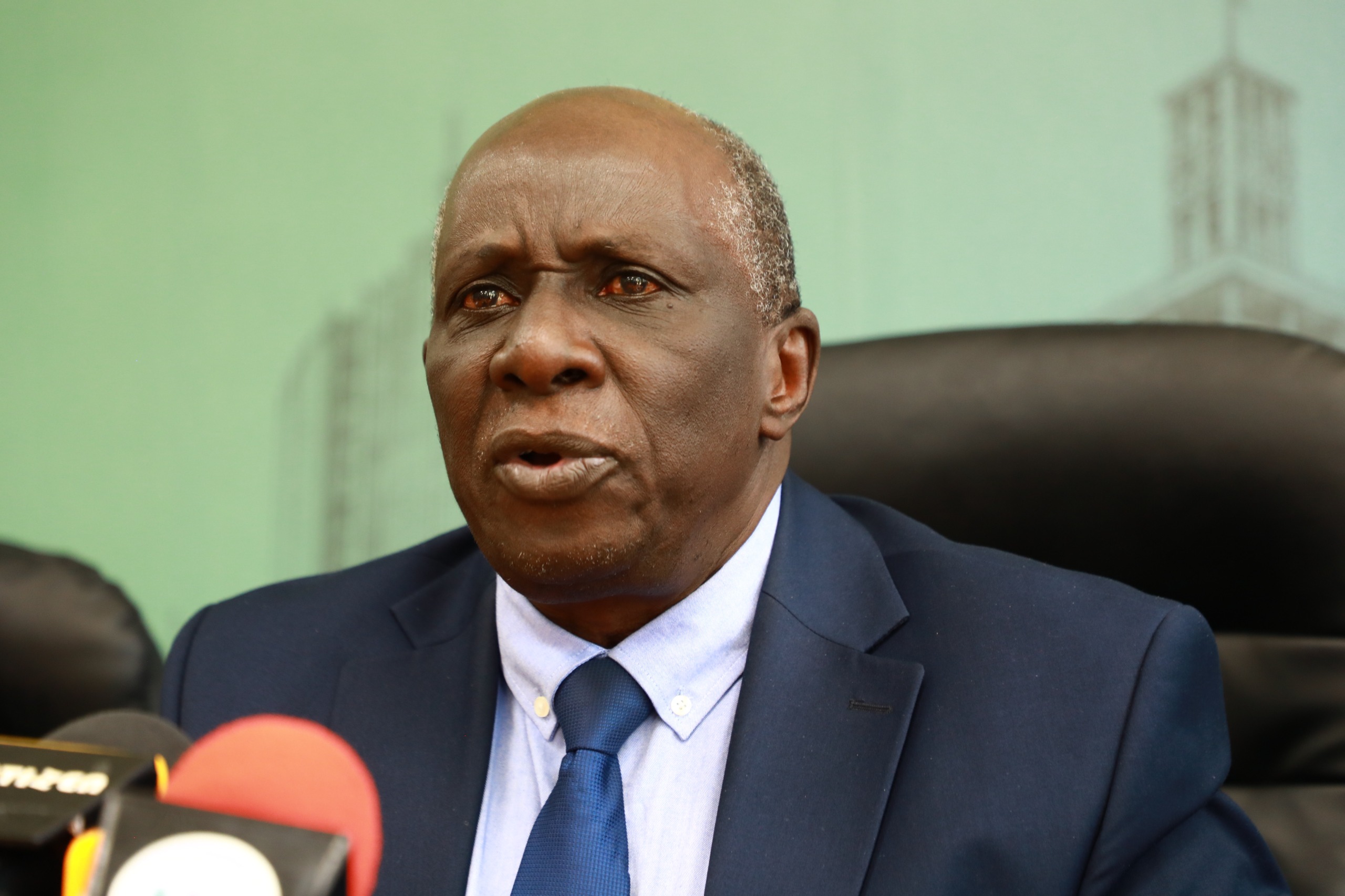 Nyanza MPs address the media in Parliament over Gachagua's conduct. PHOTO/Ronny TV