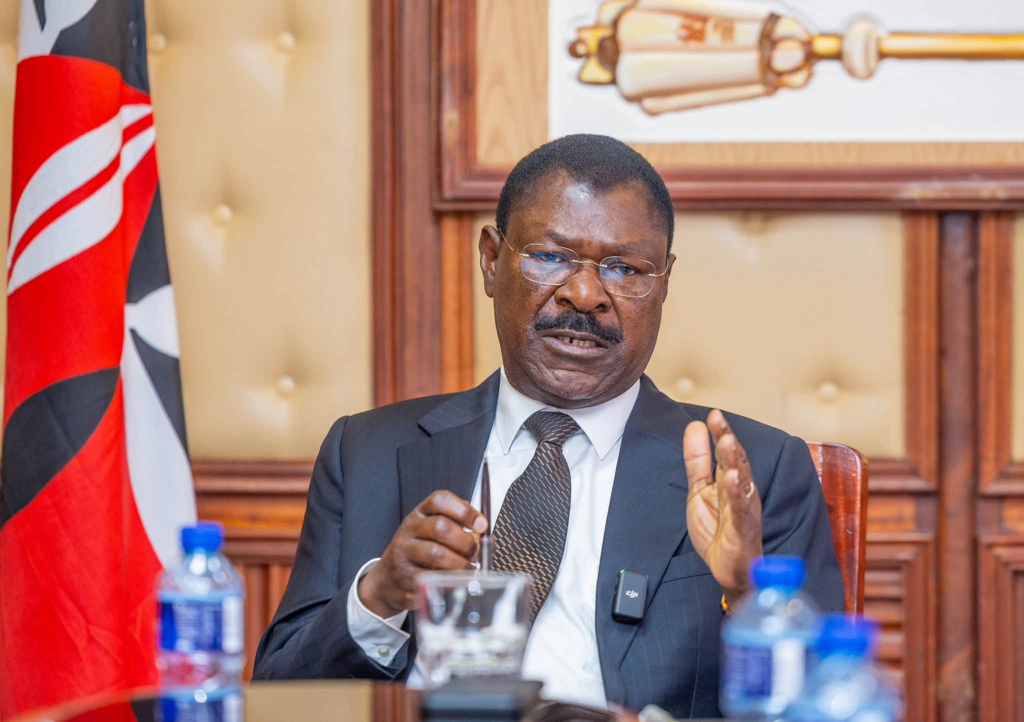 National Assembly Speaker Moses Masika Wetang'ula during a past event. PHOTO/@ParliamentKE/Facebook