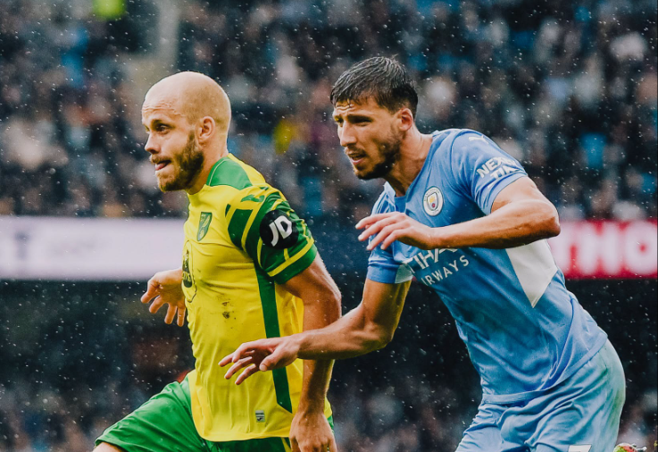 A previous meeting between Manchester City and Norwich City. PHOTO/https://www.facebook.com/NorwichCityFootballClub