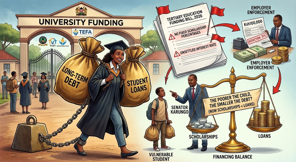  Graduation Trapped in Debt: Senator Karungo warns new tertiary education bill threatens graduates with heavy loans