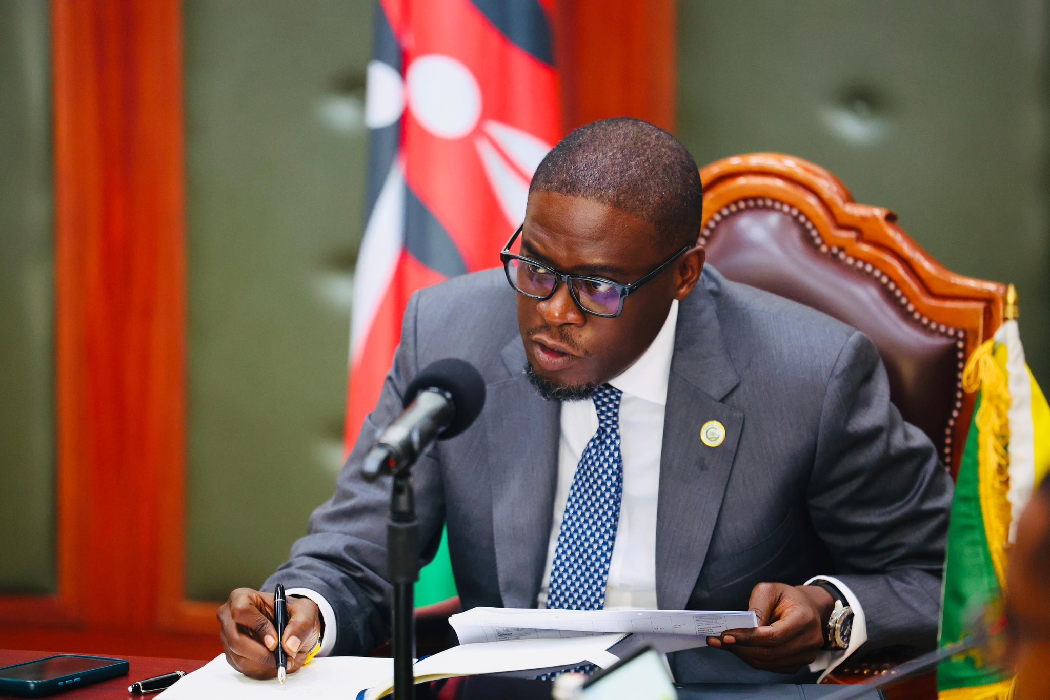 Nairobi Governor Johnson Sakaja.PHOTO/@SakajaJohnson/X
