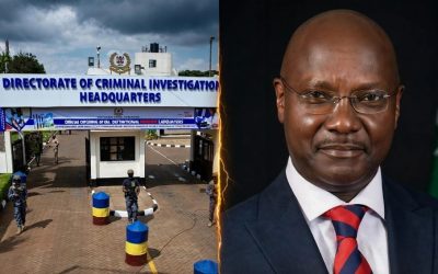 Image of DCI headquarter and the late lawyer Kyalo Mbobu