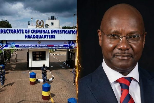 Image of DCI headquarter and the late lawyer Kyalo Mbobu
