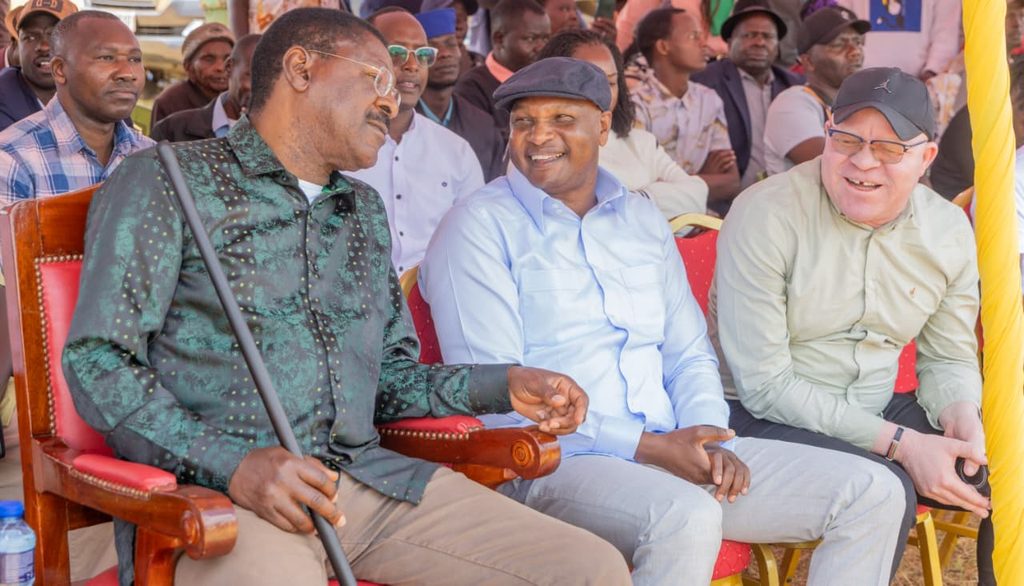 National Assembly Speaker Moses Wetang’ula during a boda boda empowerment programme in Endebess, Trans Nzoia County, on Thursday, September 11, 2026. PHOTO/Ronny TV