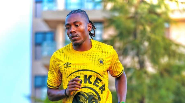 Tusker FC captain Abud Omar in training. PHOTO/https://www.facebook.com/abudomarkhamis/photos