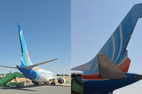 A commercial plane travelling from Dubai in the United Arab Emirates to Israel