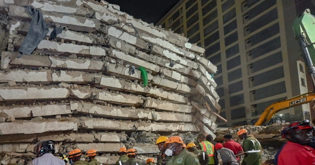 Eastleigh collapsed building