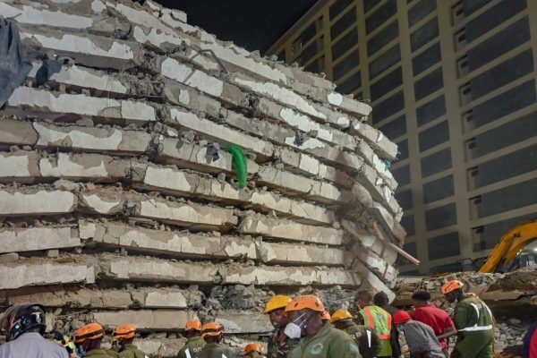 Eastleigh collapsed building