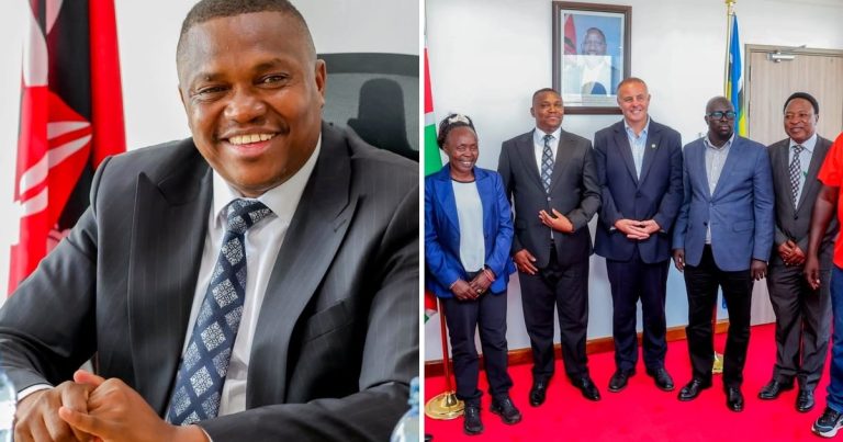 Sports PS Elijah Mwangi hosted the World Athletics Head of Competition Management Mr. Pierce O’Callaghan on Thursday, October 1, 2026. PHOTO/https://www.facebook.com/elijah.mwangi.961