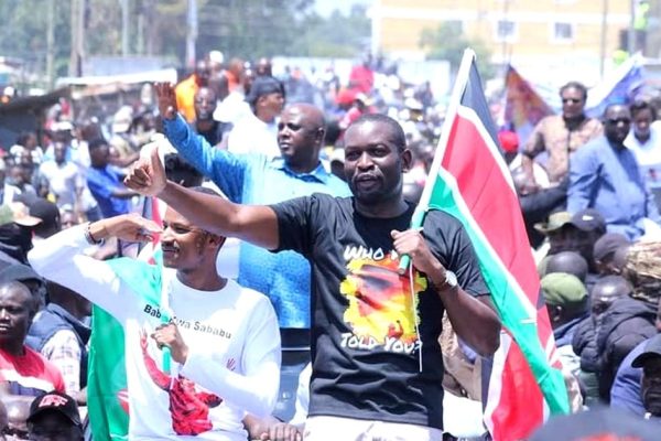 Nairobi Senator Edwin Sifuna during a past Linda Mwananchi rally.PHOTO/https://www.facebook.com/EdwinWSifuna