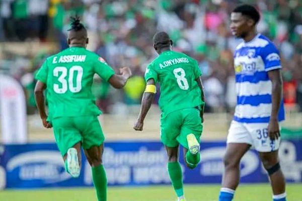 A previous league fixture between arch rivals AFC Leopards and Gor Mahia in the Mashemeji Derby at Nyayo Stadium. PHOTO/Gor Mahia FC