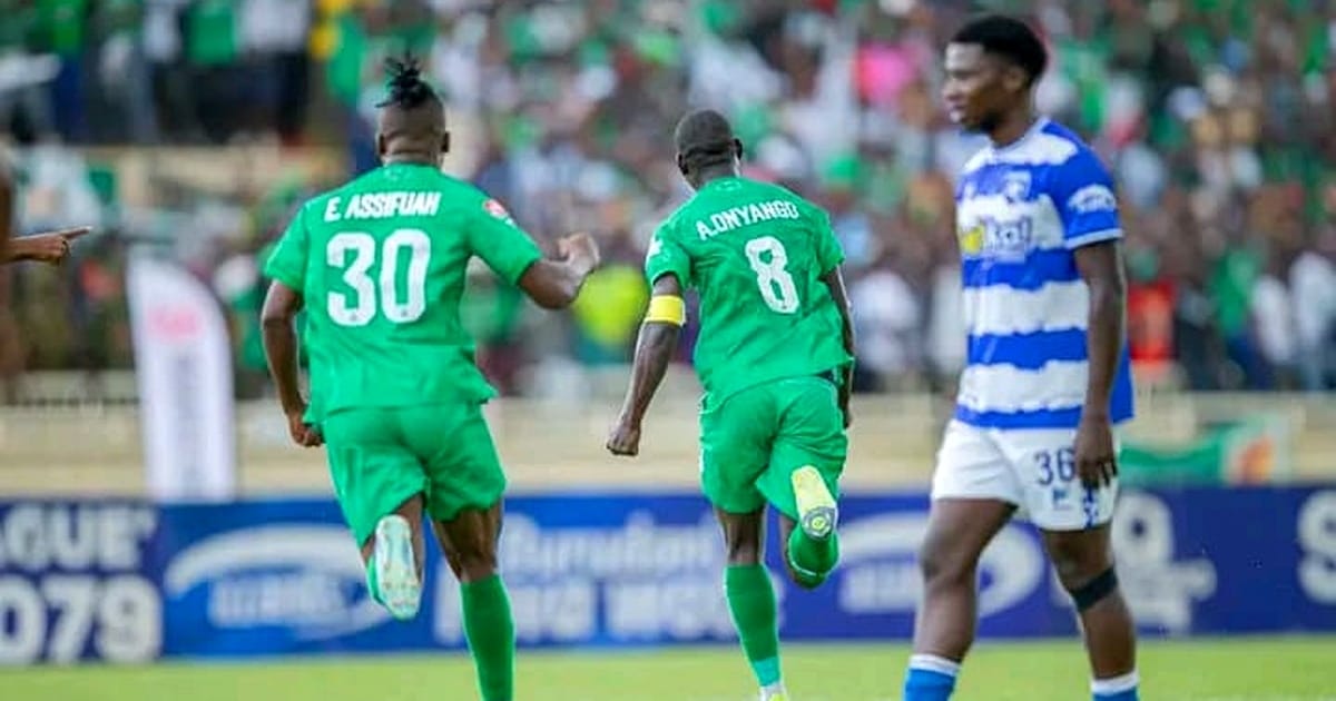 A previous league fixture between arch rivals AFC Leopards and Gor Mahia in the Mashemeji Derby at Nyayo Stadium. PHOTO/Gor Mahia FC
