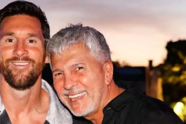 Lionell Messi and his father Jorge Messi. PHOTO/https://www.facebook.com/leomessi