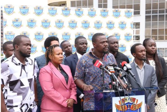 KMPDU Secretary General Dr Davji Atellah during the press briefing on May 30, 2026. PHOTO/@kmpdu/X
