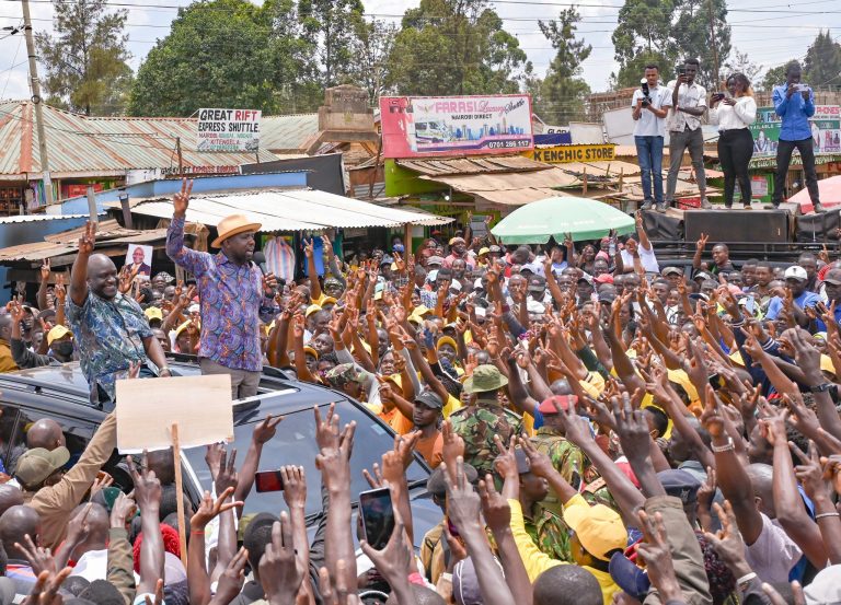 Interior Cabinet Secretary Kipchumba Murkomen addressing a rally in Kiminini on Thursday, October 1, 2026.PHOTO/https://web.facebook.com/OnesimusKipchumbaMurkomen