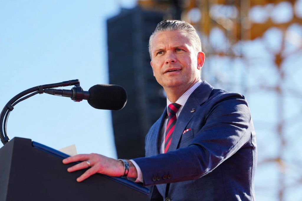 Defence Secretary Pete Hegseth