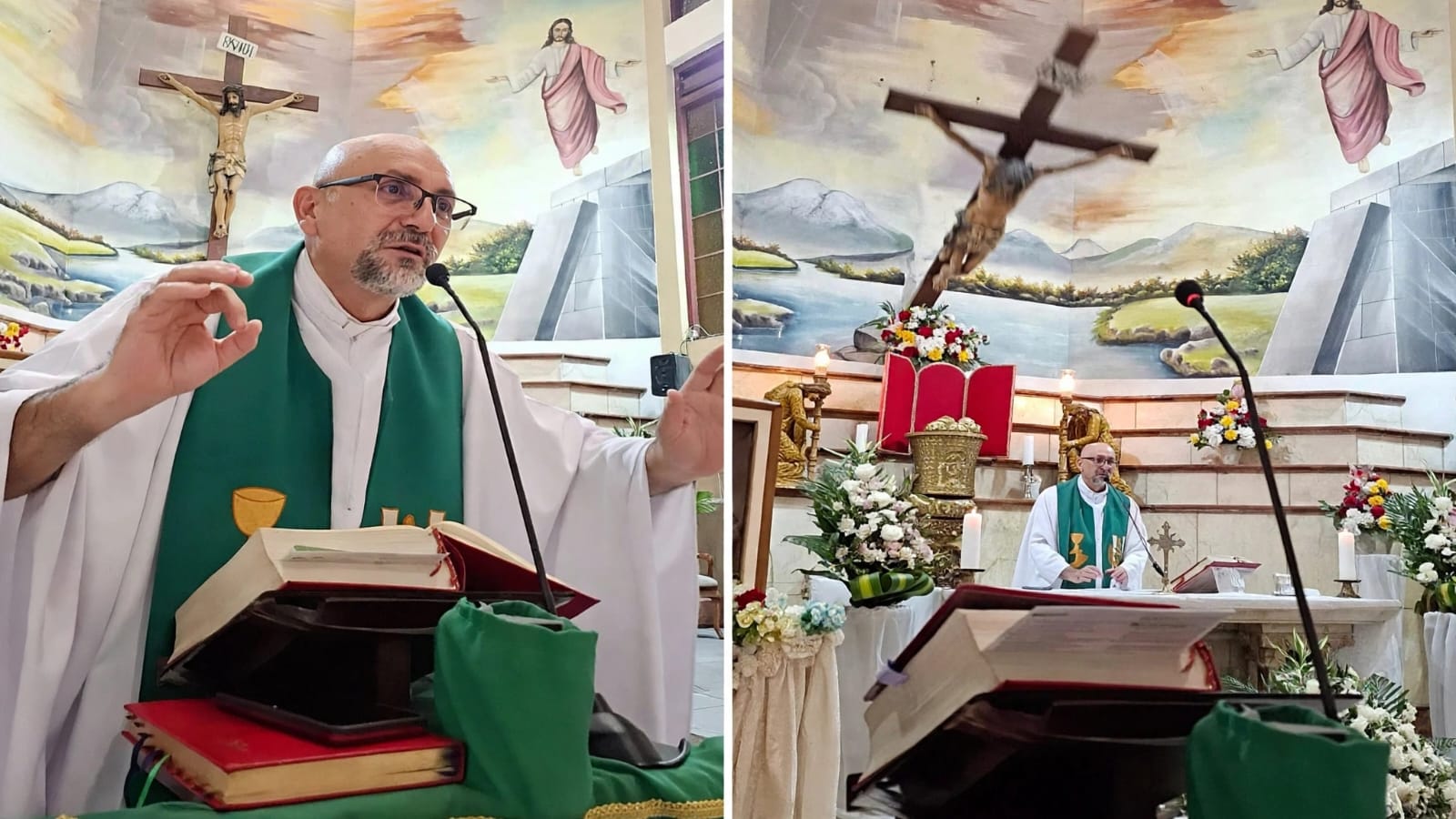 Father Patricio Alfredo Sánchez Molinari, a 53-year-old Redemptorist priest, died on October 17, 2026, after a large wooden crucifix fell from the wall behind him at Our Lady of Perpetual Help Church in Guayaquil, Ecuador.