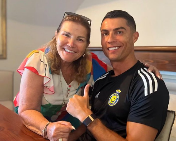 Christiano Ronaldo and his mother Dolores Aveiro. PHOTO/Christiano Ronaldo