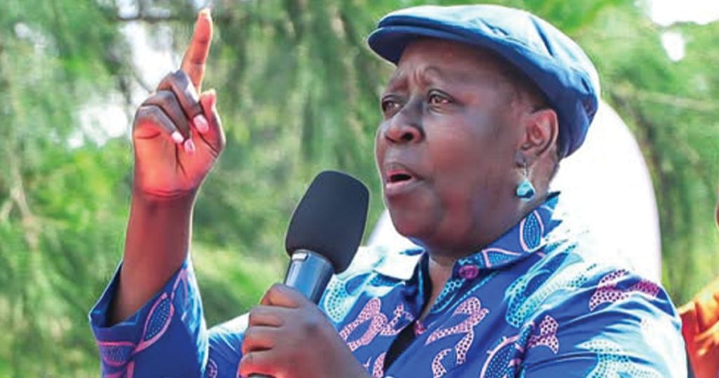 Kisumu Women Rep Ruth Odinga during a past event.PHOTO/RonnyTV