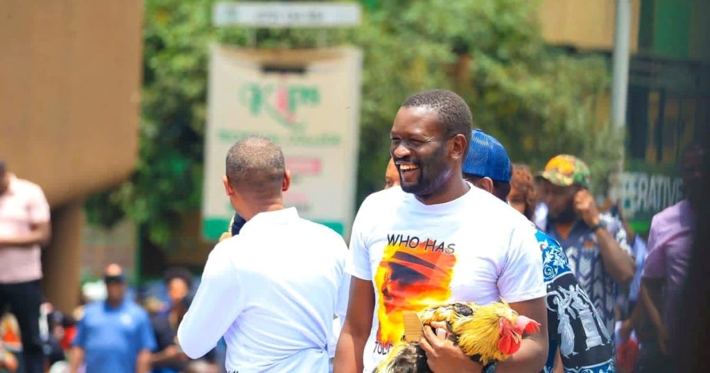 Nairobi Senator Edwin Sifuna and Embakasi East MP Babu Owino during a past Linda Mwananchi rally.PHOTO/RonnyTV