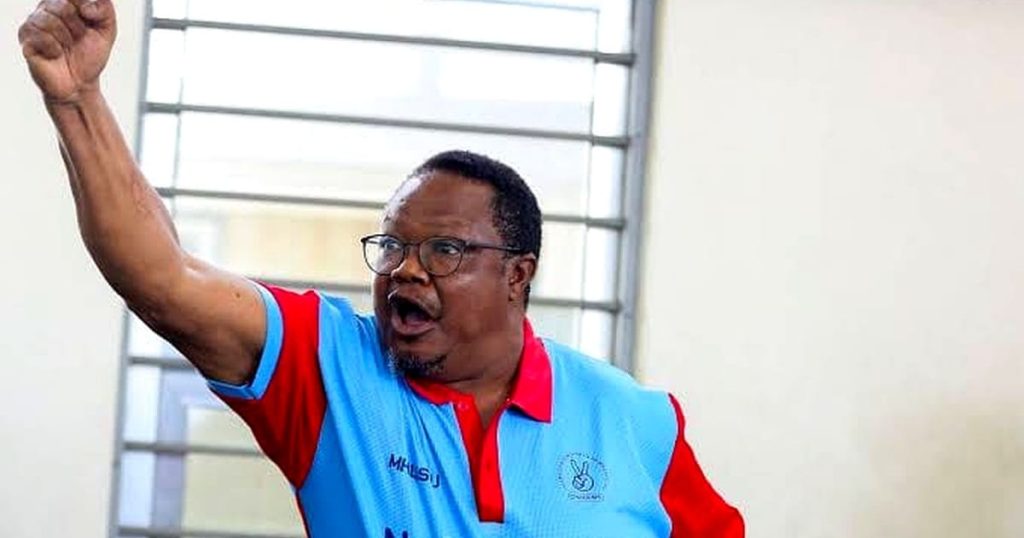 CHADEMA Party leader Tundu Lissu.PHOTO/@ChademaTZ2/X